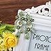 EVER FAITH Bridal Silver-Tone Flower Vase Chandelier Pierced Dangle Earrings Austrian Crystal Green