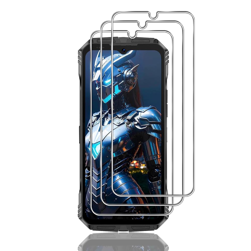Tzstz 3 Pieces Tempered Glass Protector for DOOGEE V30/DOOGEE V30T/DOOGEE V30 PRO/DOOGEE V31GT 6.58" 9H Hardness, Anti-Scratch,Screen Protector