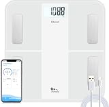 himaly Smart Body Fat Scale Digital Body Weight Bluetooth BMI 180 kg view 1