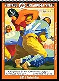 Oklahoma State Cowboys 2015 Vintage Football Calendar by