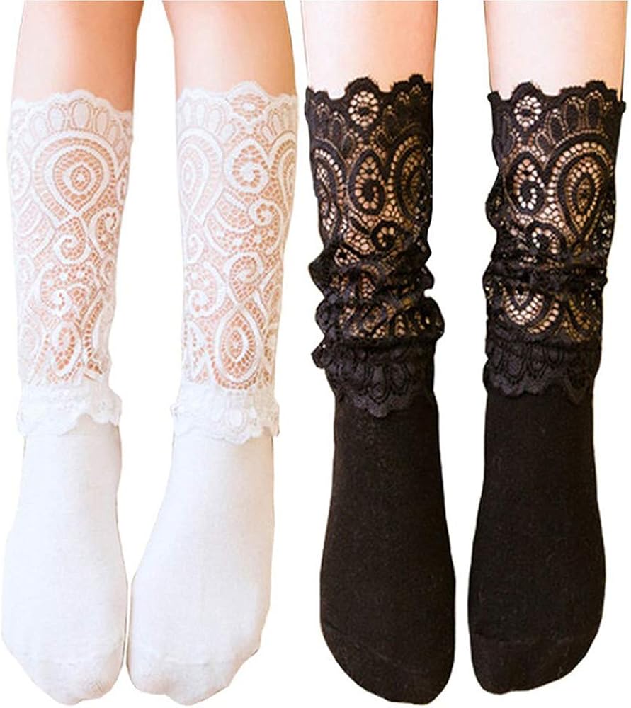 MeMoi OMG LOL Kniestrümpfe Für Mädchen – 2 Paar Alberne Socken Mit Sprüchen, Kniehoch & Bequem