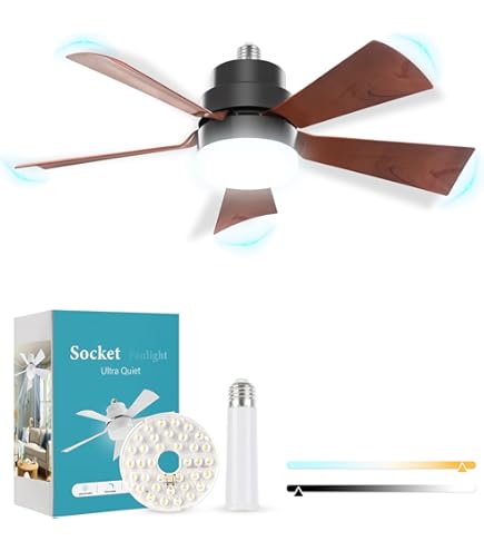 Ceiling Fans With Lights And Remote - Creative Black 52 Inch Ceiling Fan Light 3cct 6 Speeds Dual Sided Reversible 5 Blades Indoor Outdoor Modern Chandelier Fan - View #6