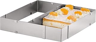 Axentia Backrahmen, Edelstahl, Silber, 37 x 44 x 5 cm, stufenlos verstellbar