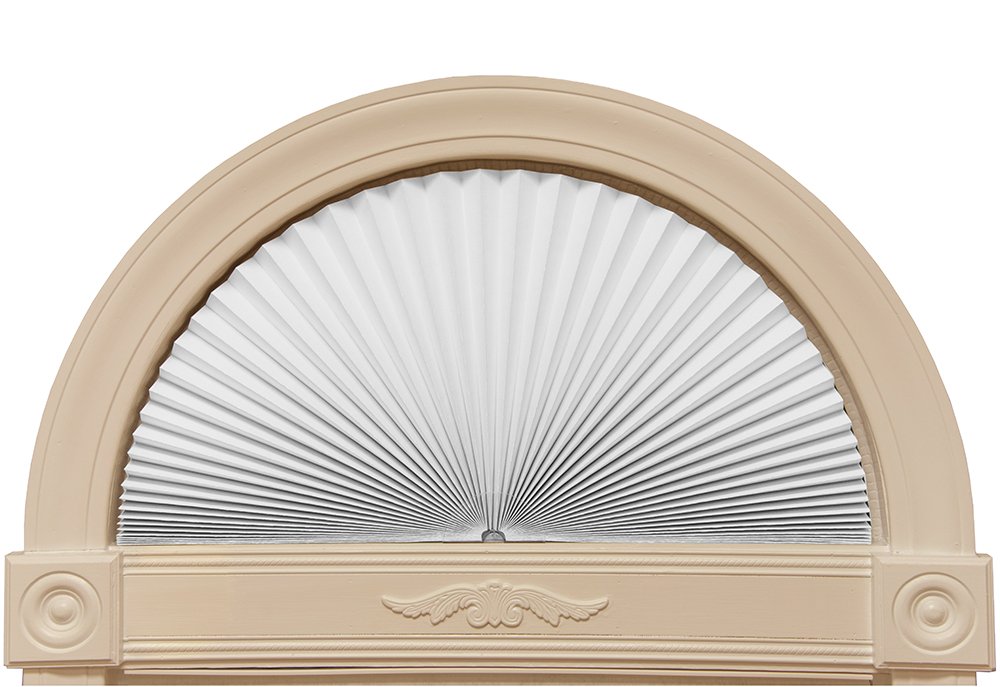 Original Arch Light Blocking Fabric Shade, White, 72" x 36"