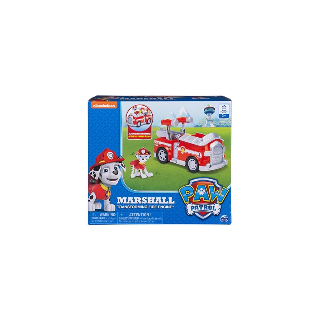 Paw Patrol Marshall's Transforming Fire Truck with PopOut Water