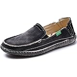 canvas boat loafers