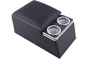 Truck Seat Organizer with Cup Holders, Rear Bench Seat Center Consoles