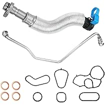 Aumzong 11657534454 Turbocharger Oil Feed Line Kit Compatible With 2007-2016 MINI Cooper Countryman Paceman S JCW R55 R56 R57 R58 R59 R60 R61 1.6L Replacement# 5801366 - View #5