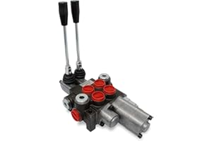 SUMMIT HYDRAULICS Monoblock Hydraulic Directional Control Valve, 2 Spool w/Single Float Detent, 11 GPM