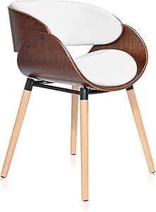 Makika Silla Diseño Alcochada Oficina Interior Moderna Retro Sólida