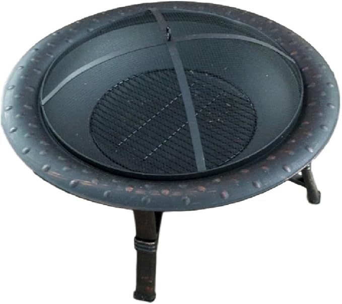 Amazon Com Wood Fire Pit Ring Portable Grate Bowl Burning Round Camp Antique Screen Ebook By Oistria Garden Outdoor