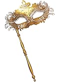 Masquerade Mask for Women/Men, Fancy Party Face Mask Venetian Mask for Prom Ball Halloween Mardi Gras