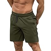 COOFANDY Men Swim Trunk with Compression Liner 2 in 1 Swimwear Bathing Suit Quick Dry Board Short