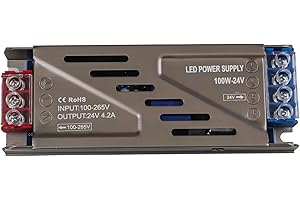 LED Switching Power Supply 220V to 24V 100W Ultra Thin AC/DC Transformer LED Transformer Driver Converter for LED Strip Light