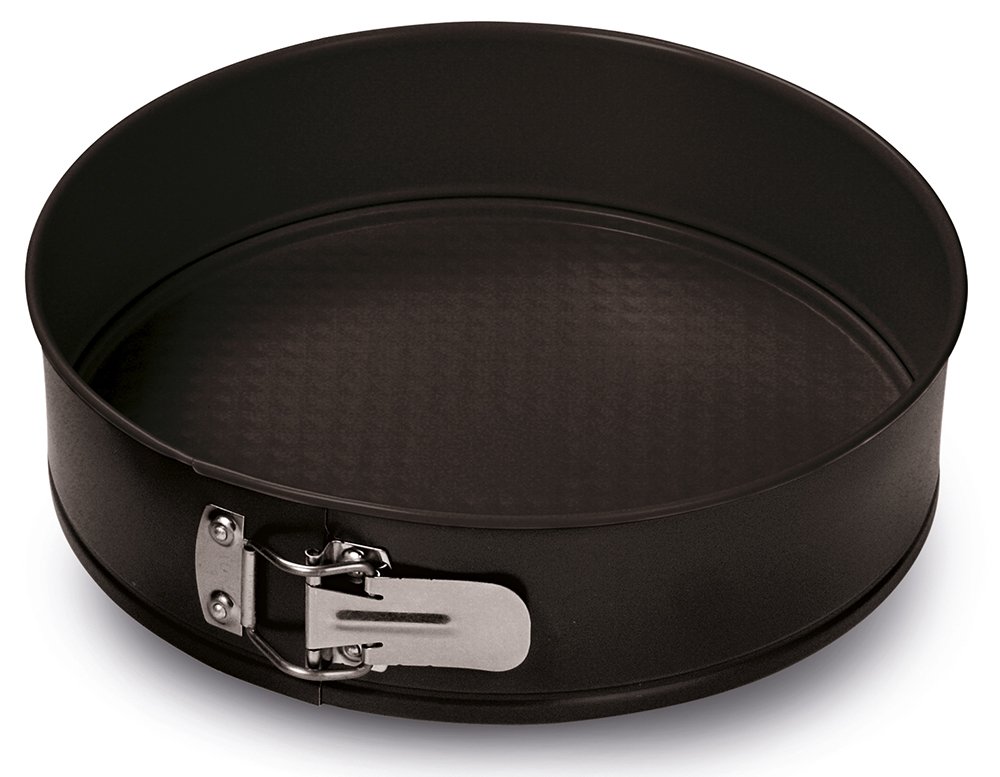 Guardini Gardenia No Drip Springform Cake Tin, Steel, 30 x 30 x 7.3 cm (Black)
