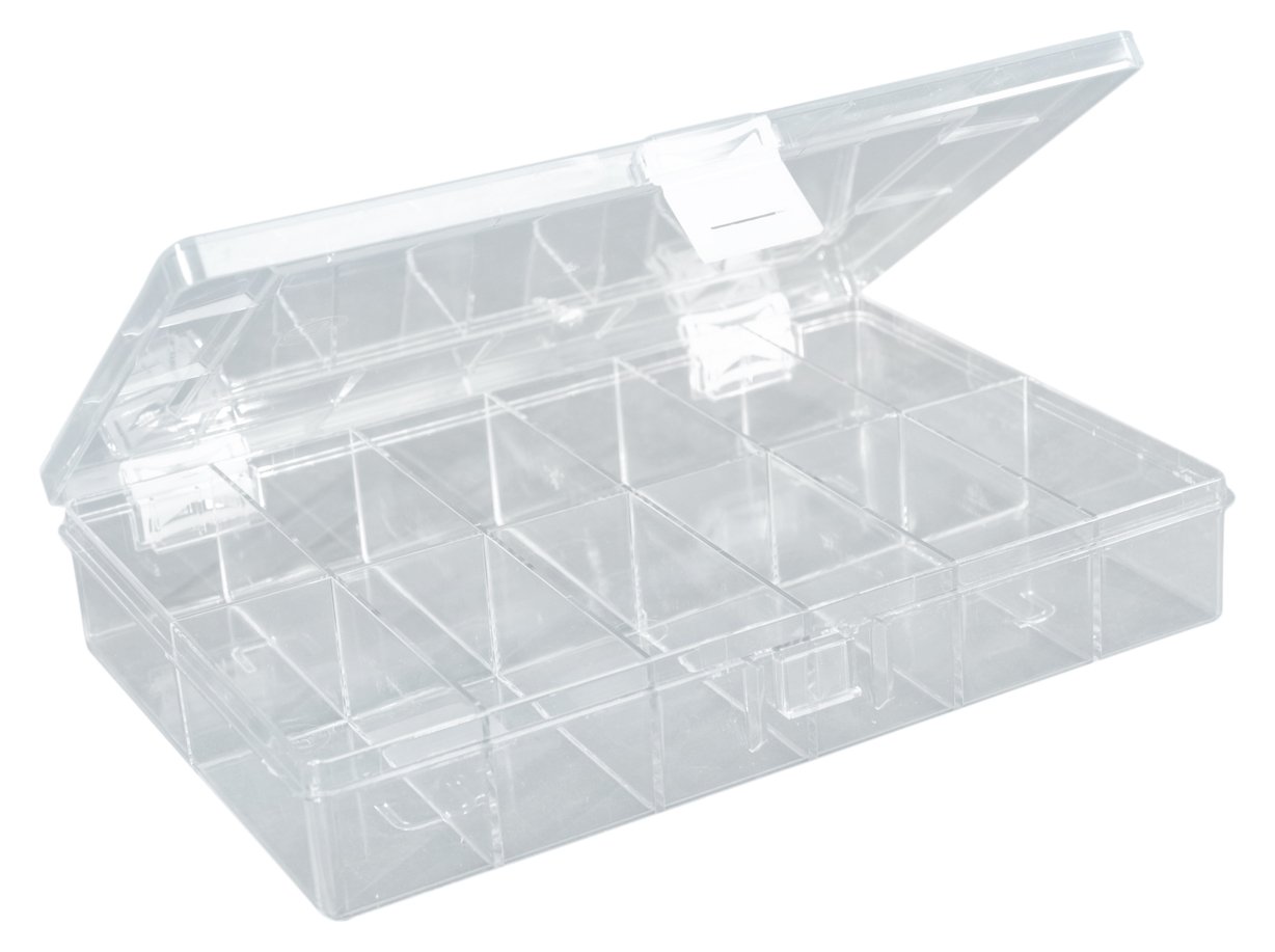 Hünersdorff Assorted: Sturdy Sorting Box (PS), Clear, 613400