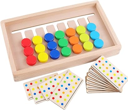 TOYANDONA 1 Set of Wooden Montessori 
