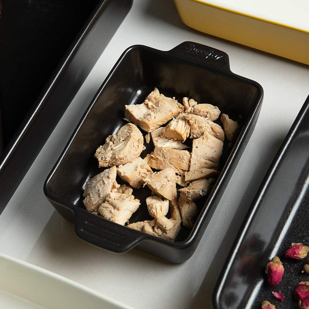 Sweejar Home Ceramic Bakeware Set, Rectangular Baking Dish Lasagna Pans for Cooking Kitchen, Cake Dinner - Image 5