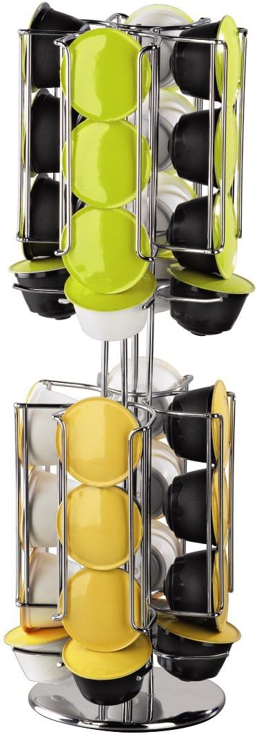 Xavax Rondello Coffee Capsule Stand for Dolce Gusto (Silver)