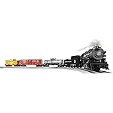 Lionel Union Pacific Flyer Electric O Gauge Train Set with Remote, Age 14+ | Bluetooth 5.0, Remote Control, Freight Cars &amp; FasTrack, Lights, Smoke, &amp; Sounds, Ages 14+