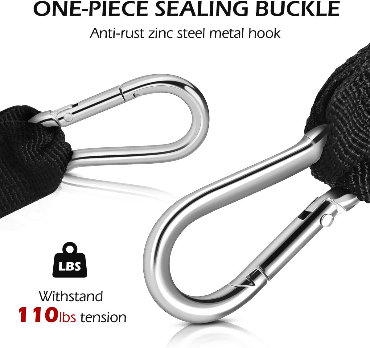 MOVTOTOP Resistance Bands Set, [2020 Newest] 5 Stackable Exercise Bands Up to 150 Lbs, 11 Pack Workout Resistance Bands with 2 Foam Handles Suit for Men Women Working Out : Sports & Outdoors