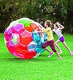 Light Up Multi Color Kaleidoscopic GBOP Great Big Outdoor Play Ball Confetti Filled Motion Activated LEDs Inflatable Durable PVC 65'' Diam