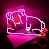 ASDGGBL Graviity Pigs Neon Fall Sign Waddles Pig Pink Neon Sign for Game Room Bedroom, Boys Room Decor, for Wall Decor, USB Powered Gamer Gifts for Teens, Boys, Kids