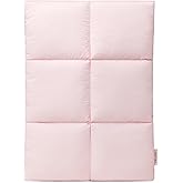Comfyable Puffy Laptop Sleeve 13 Inch 14 Inch, Quilted Puffer Laptop Carrying Case, Pillow Case Compatible with MacBook Air M4 2025 M3 M2 M1, MacBook Pro M5 M4 Pro/Max, Light Pink