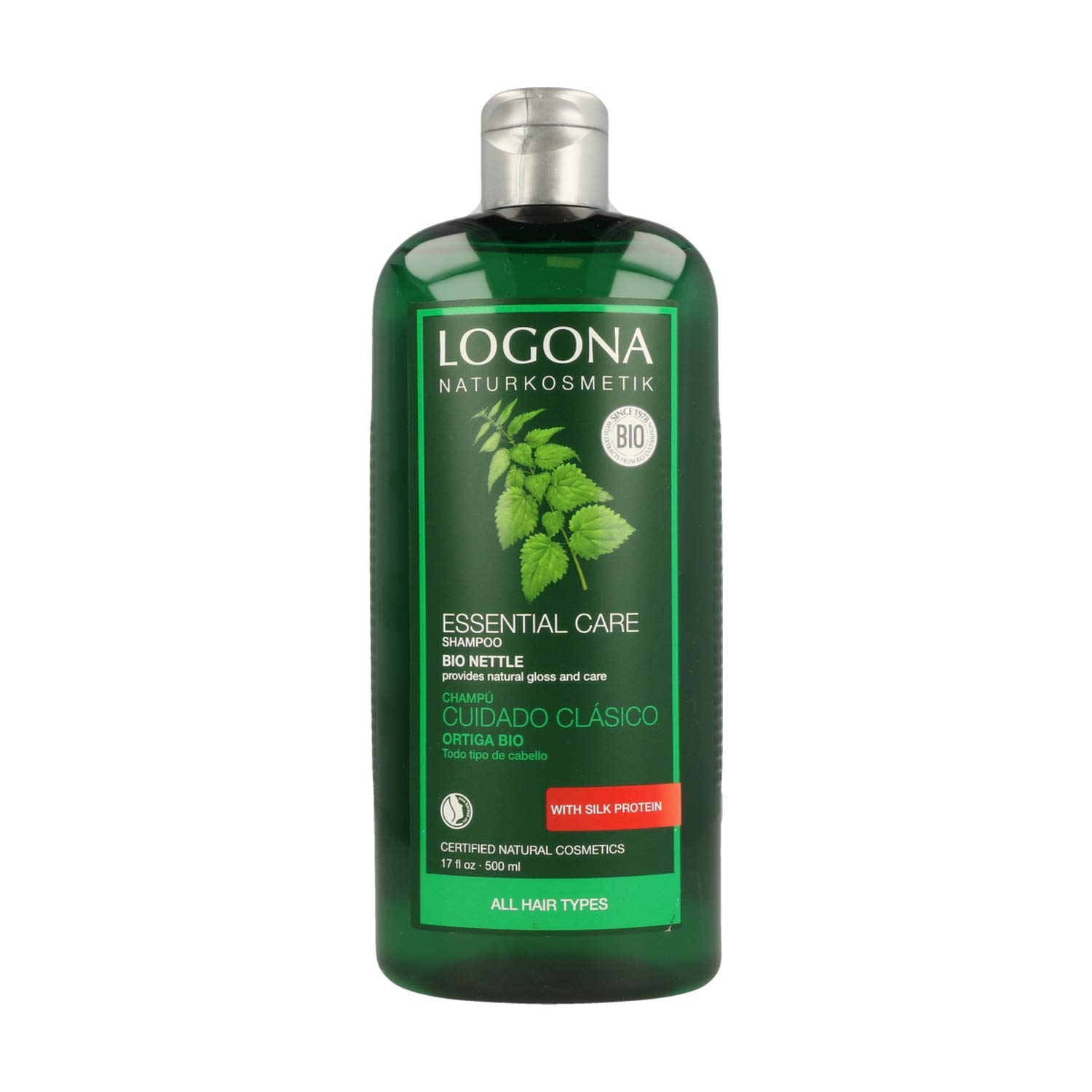 Logona Essential Care Shampoo Nettles for Every Day Use 250 ml