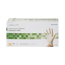 McKesson Confiderm Latex Exam Gloves, Non-Sterile