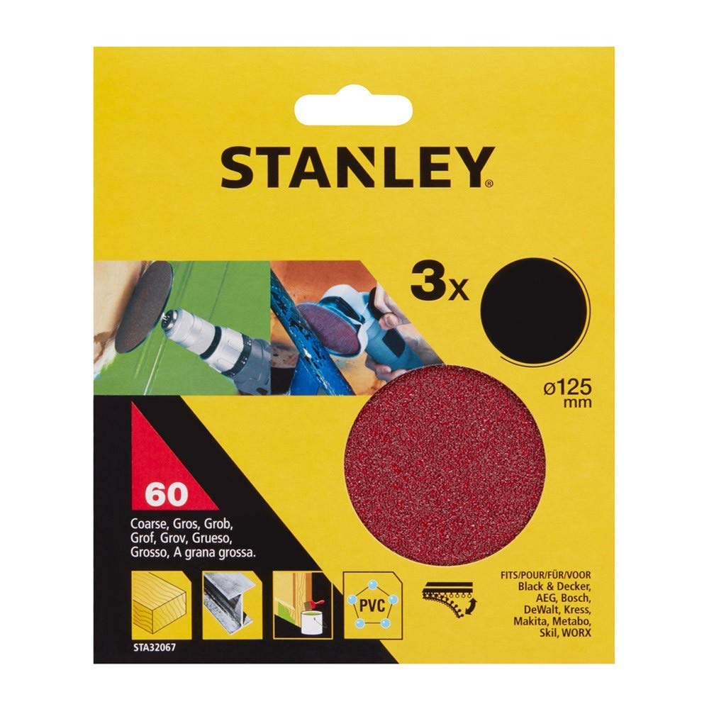 3 discos 125mm para amoladoras y taladros. Autoadherentes