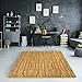 Sorbus Wood Floor Mats Foam Interlocking Wood Mats Each Tile 1 Square Foot 3/8-Inch Thick Puzzle Wood Tiles with Borders – for Home Office Playroom Basement (16 Tiles 16 Sq ft, Wood Grain - Light)