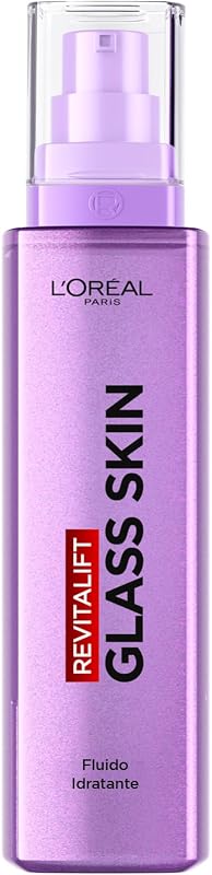 L'Oréal Paris Revitalift Filler Glass Skin Fluido Idratante, 70ml