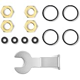 GUTA TPMS Service Pack, Accessory | Nut Mounting Wrench, Anti-Thief Nuts, Waterproof Rubber Rings, Anti-Leak Rubber Rings