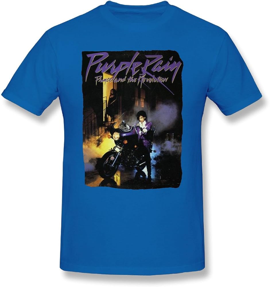 Prince Purple Rain T Shirt for Mens Clothing
