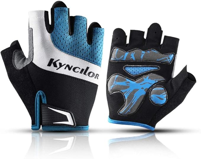 blue mtb gloves