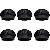 Chef Hat Kitchen Cooking Chef Cap Mesh Adjustable Hair Nets