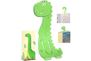 EASTPIN Christmas Stocking Stuffers for Boys Girls Dinosaur Book Light Cute Bookmarks for Reading Light in Bed, Birthday Easter Xmas Fun Gifts for Book Lovers Readers Son Daughter