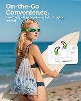 Hearprotek Swimming Ear Plugs Adults 2 Pairs Reusable Silicone Green view 6