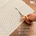 TRU Lite Extra Strong Non Slip Rug Pad - Non Slip Furniture Pad - Indoor Carpet Pad for Hardwood Floors - Anti Skid Mat - Anchors Rugs to Floors - Trim to Fit - 24