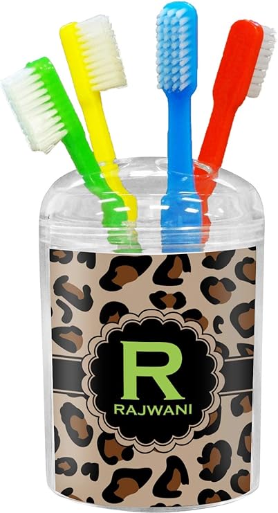 Granite Leopard Porte Brosse A Dents En Anglais Amazon Fr Cuisine Maison