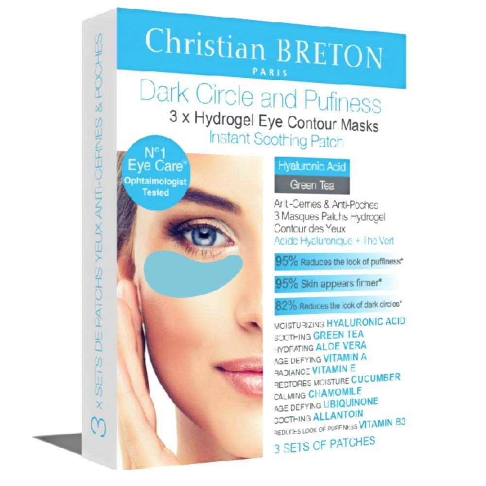 Eye Priority by Christian BRETON Dark Circle and Puffiness Hydrogel Eye Contour Masks x 3