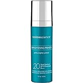Colorescience Brightening Primer SPF 20, Water Resistant Mineral Sunscreen, Unscented, 1 Fl Oz (Pack of 1)