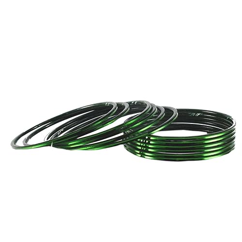 Bangle Set for Women (Green) (ban1499-2.4)