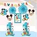 Amscan 241833 Disney© Mickey's Fun to be One Room Decorating Kit, Birthday, 7ct, Multi-Colored, One Size