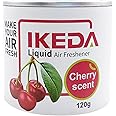 Ikeda Scents Car Air Freshener: Cherry Scent Liquid Cans | Odor Elimination | Smoke Smell Remover | Strong Long-Lasting Fragrance | For Auto Home | 4.23 oz | 1 pack