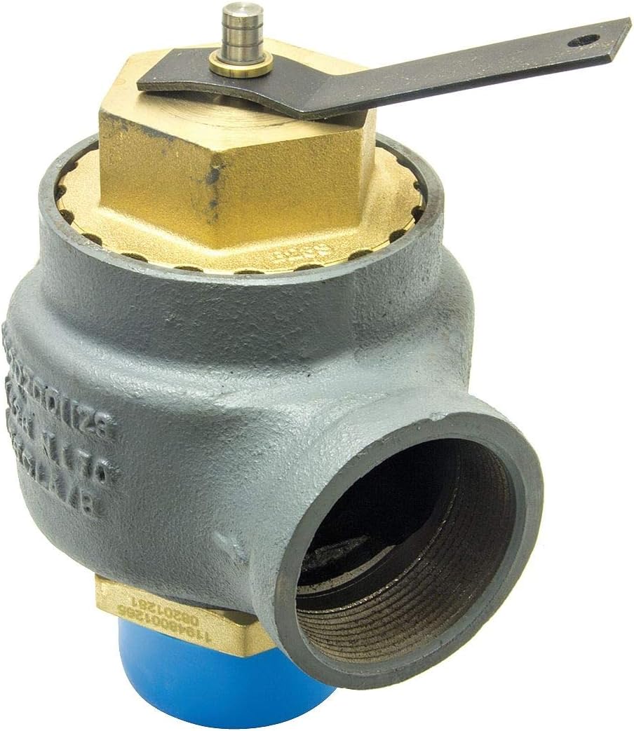 Kunkle Cast Iron Safety Relief Valve, FNPT Inlet Type, FNPT Outlet Type - 0930-J01-GC-15
