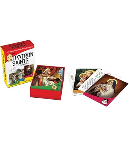 Wowser Heiligenkarten-Set – 52 Inspirierende Schutzpatrone Für Sonntagsschule & Glauben