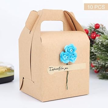 10 pcs caja de regalo de navidad cajas