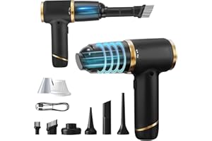 PATO Handheld Vacuum Cleaner 15000PA Strong Suction Portable Car Vacuum Cordless for Home, Car, Pet Hair. Black.